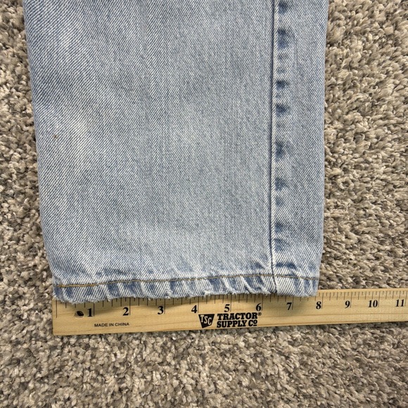 Vintage Levis 505 Jeans Mens 34x30 (Fits 32x28.5) Blue Regular Fit Denim Y2K - Picture 13 of 16